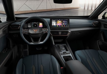 CUPRA CUV Formentor interior dashboard view