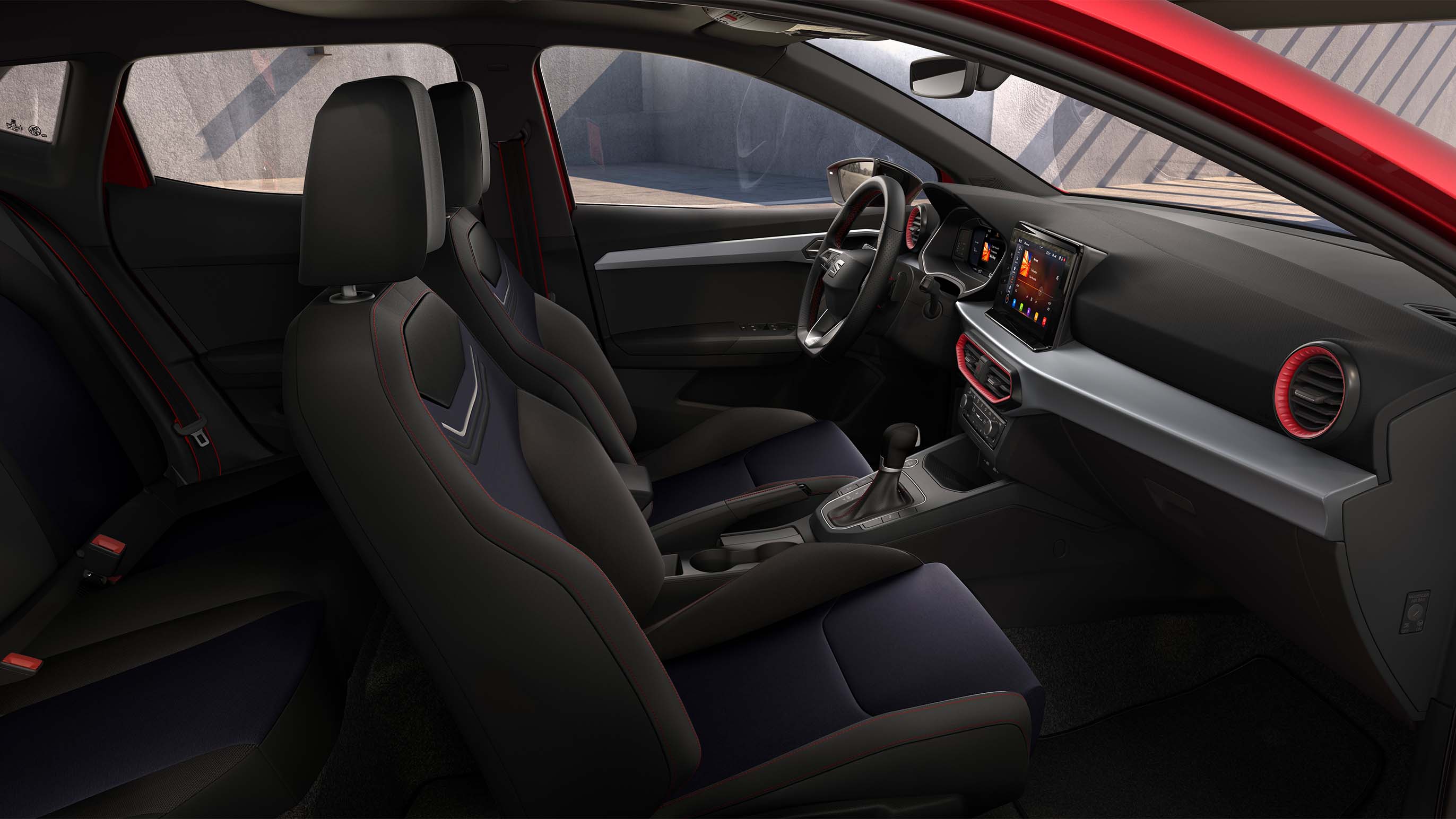 seat ibiza fr side view cloth seats