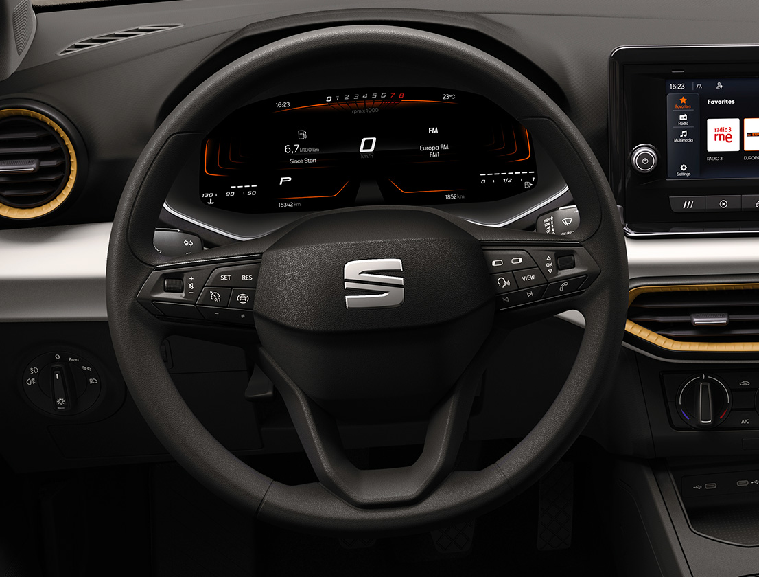 seat ibiza reference multifunction steering wheel