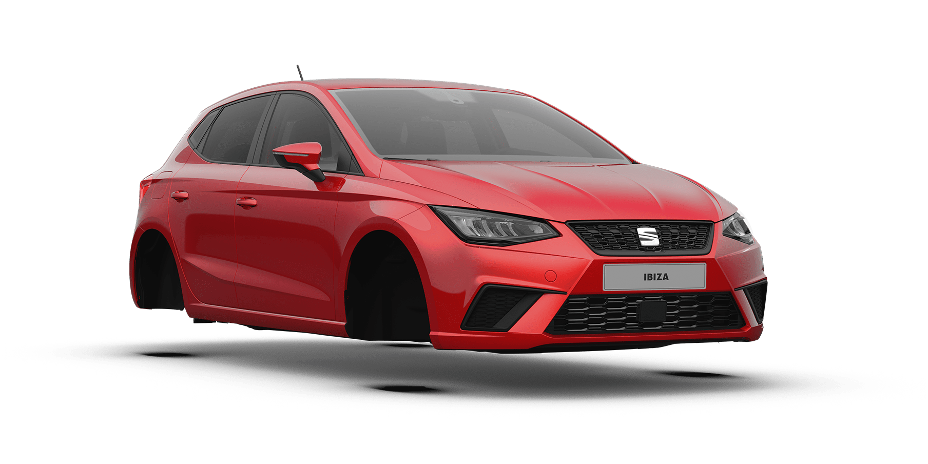 seat ibiza style colour red desire