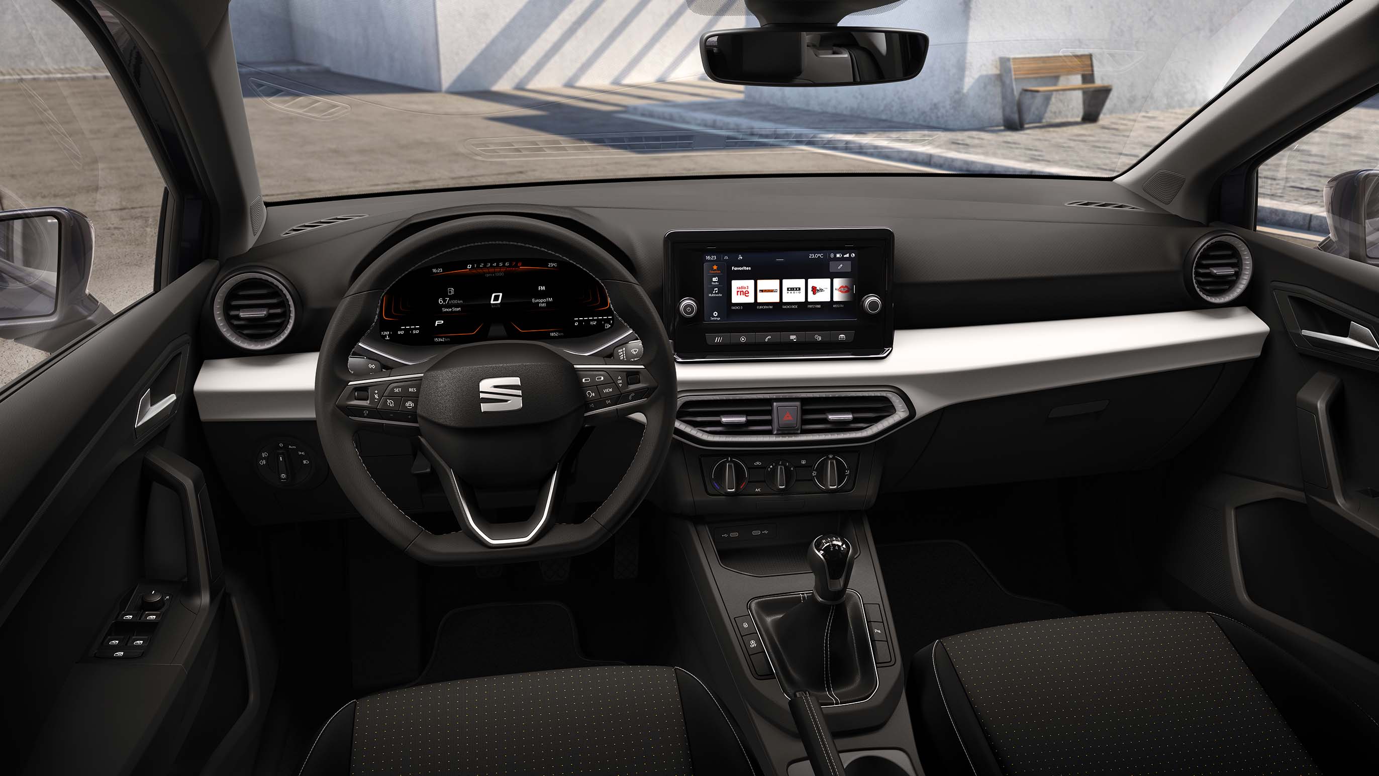 seat ibiza style dashboard cloth seats