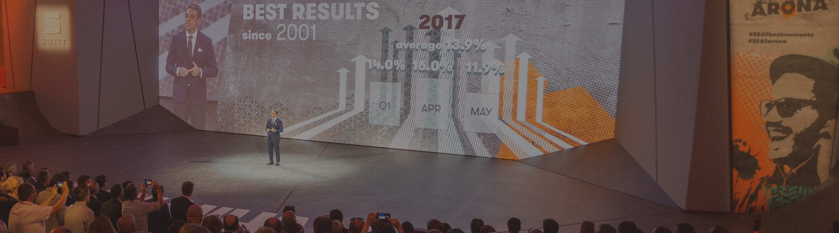 Luca de Meo president of SEAT presenting Best Spanish brands 2017 Luca de Meo president of SEAT presenting Best Spanish brands 2017