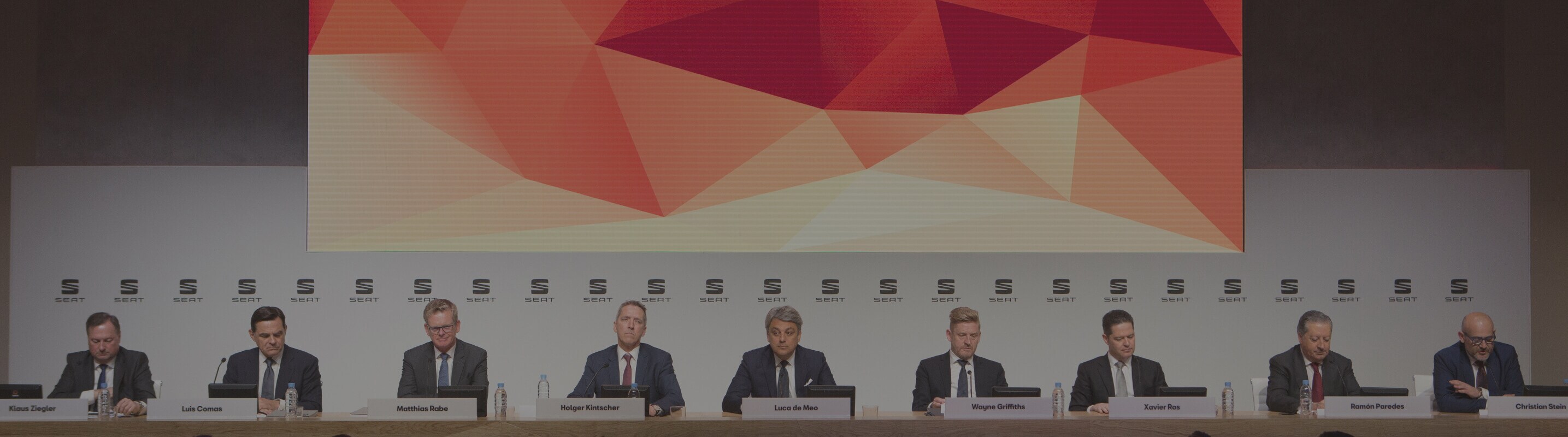 A year of records for SEAT - SEAT commitee of Directors. President and CEO Luca de Meo at SEAT Annual media conference 2018