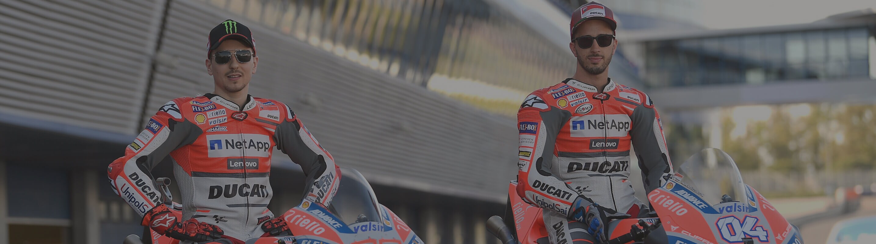 CUPRA sponsor Ducati at the MotoGP