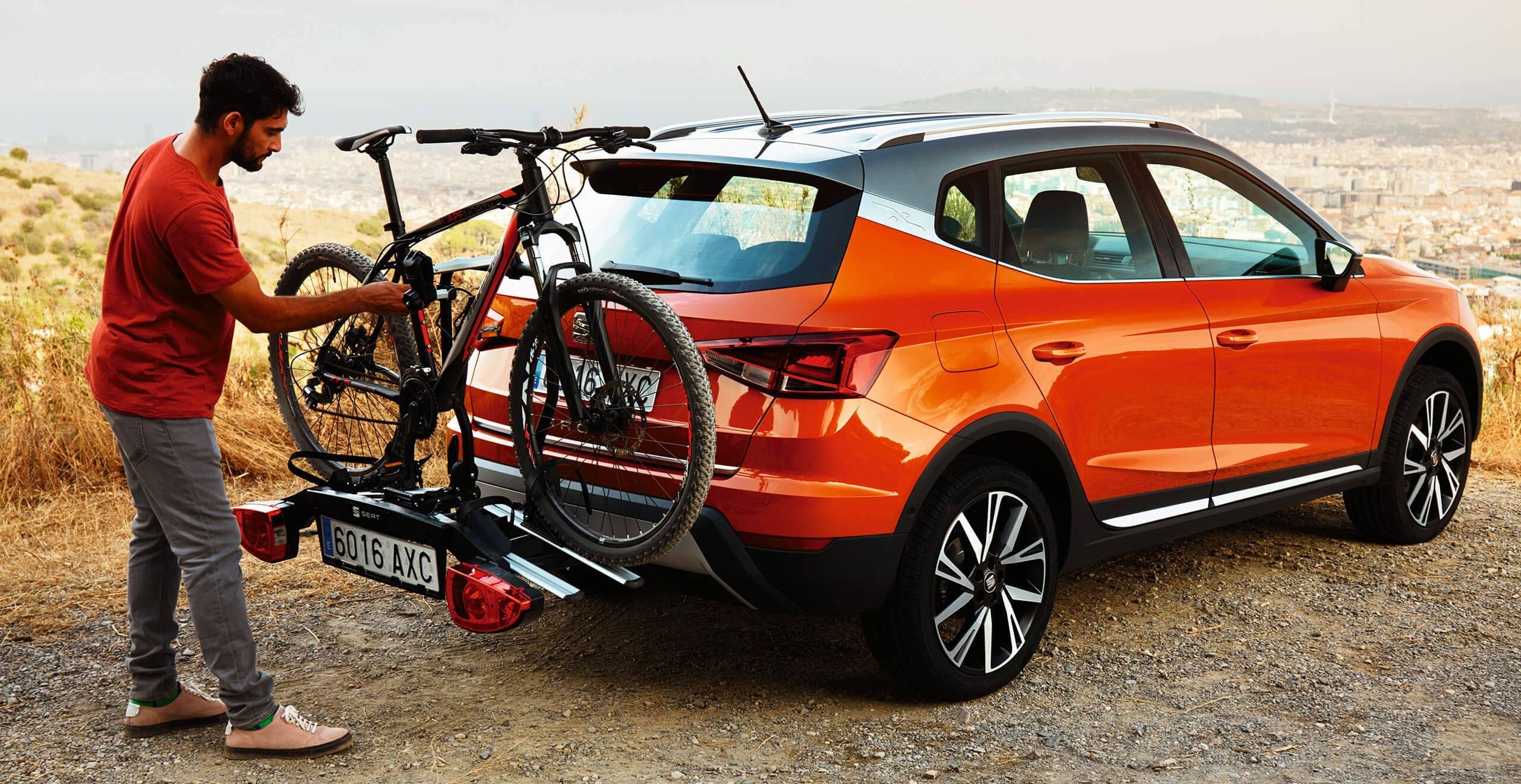 Seat arona bike rack top